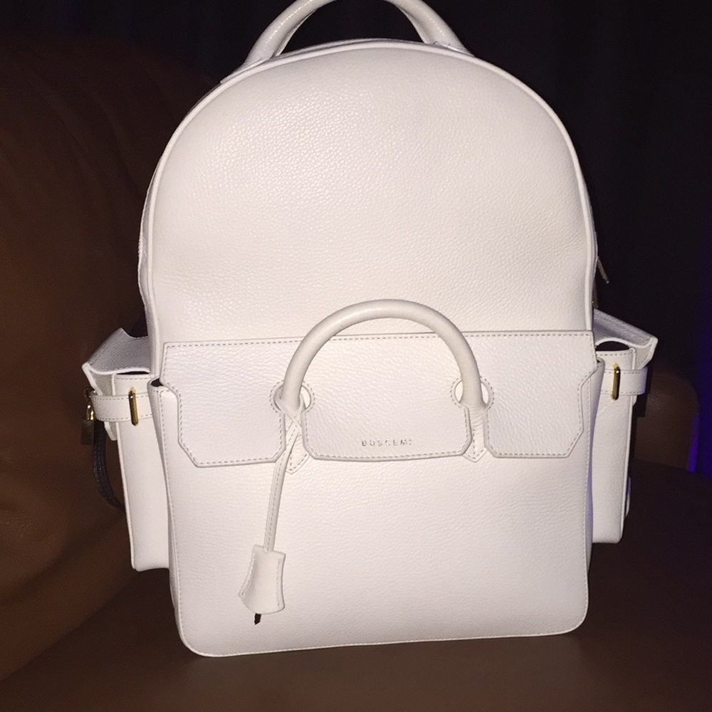 Brand new Buscemi backpack in white